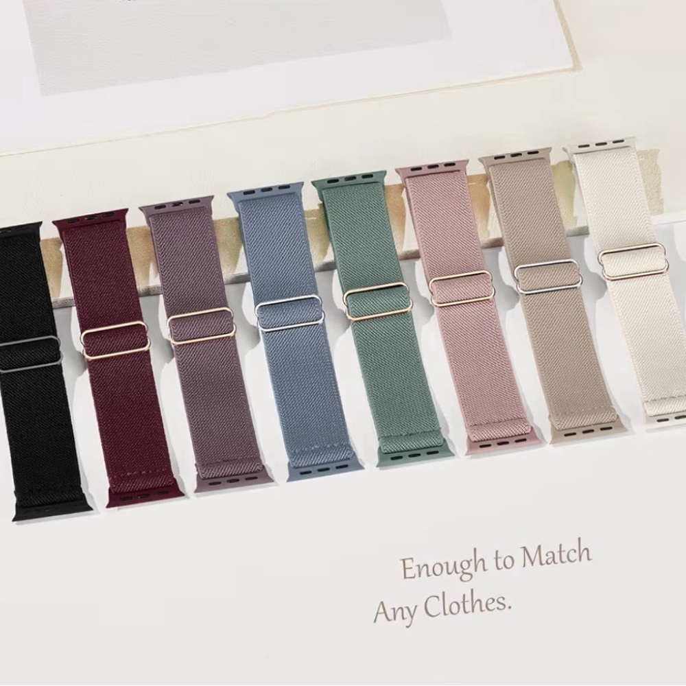 Set of 6 Adjustable Nylon Watch Bands - Picture 2 of 4